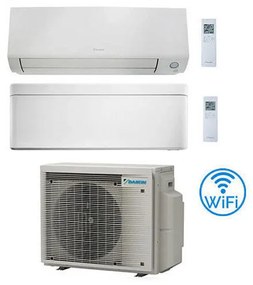 Daikin - Climatizzatore garanzia italia Perfera All Seasons + Stylish Wifi Dual Split Inverter 9000 + 12000 btu con u.e. 2MXM40A9 Classe a+++/a++