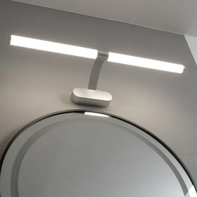 Brilagi - Lampada LED per specchio da bagno TUBEO LED/8W/230V 60 cm IP44 argento