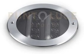 Taurus led smd osram segnapassi incasso 12 w 1350 lm 3000 k acciaio...
