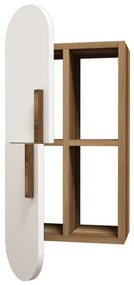 Pensile ROSE 80x35 cm bianco/marrone