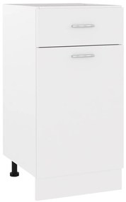 Armadio Inferiore Cassetto Bianco 40x46x81,5 Legno Multistrato /