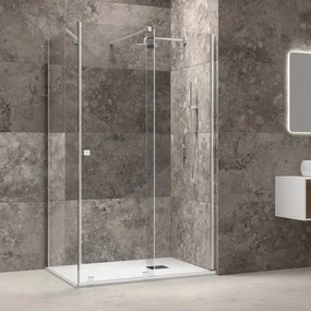 Box doccia 80x170 frameless scorrevole 170 cm fisso 80 cm | KNM4000W-C - KAMALU