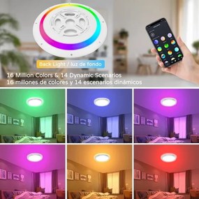 Immax NEO 07164-40- LED RGB+CCT Lampada dimmerabile 50W/230V Wi-Fi Tuya+TC