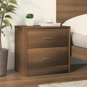 Comodino Rovere Marrone 40x30x40 Cm İn Truciolato /