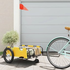 Rimorchio Da Bici Giallo Oxford E Ferro /