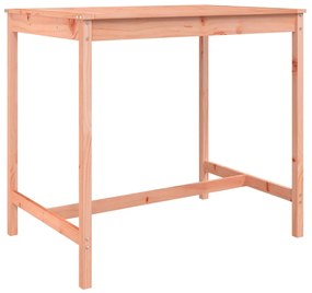 Tavolo da giardino 121x82,5x110cm in legno massello di douglas