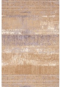 Tappeto in lana marrone 133x180 cm Layers - Agnella