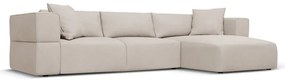 Divano angolare beige, angolo destro Esther - Milo Casa