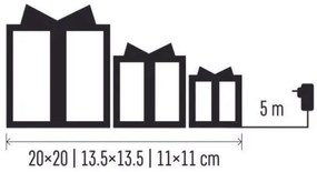 Decorazione natalizia LED LED/2,25W/230V bianco caldo