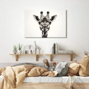 Quadro su tela – Ritratto di giraffa