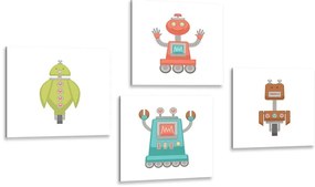 Set di quadri – Gruppo di robot