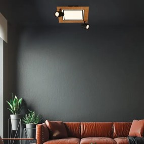 Brilo - Lampada LED da soffitto 12W/230V + 2xGU10 9W 3000K