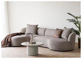 Tavolino da salotto rotondo color crema ø 80 cm Nagano – House Nordic