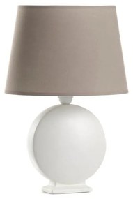 Lampada da tavolo shabby Zen/P grigio, in ceramica