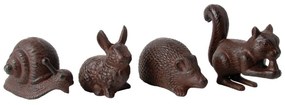 Statuette da giardino in metallo in set da 4 Animals - Esschert Design