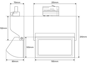 Faro LED 44W per Binario Trifase 100° Nero con driver Philips CRI92 Colore Bianco Caldo 3.000K