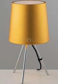 Lume marley oro 1 luce attacco e14 25x43,5cm in metallo