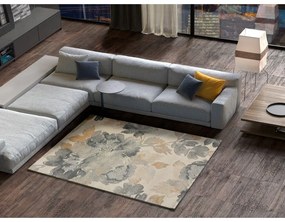 Tappeto grigio/beige 160x230 cm Flores Sunset – Universal