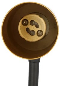 Lampada da muro TINA 1xGU10/15W/230V nero/oro