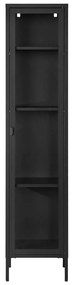 Vetrina in metallo nera 40x180 cm Brisbane - House Nordic
