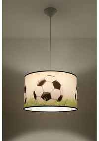Sollux SL.1429 - Lampadario a sospensione per bambini FOOTBALL 1xE27/15W/230V diametro 40 cm