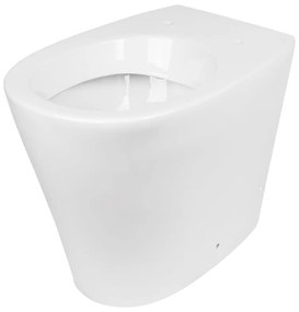 Vaso WC filomuro barby, sedile escluso P 53.5 x L 36 x H 42 cm bianco lucido