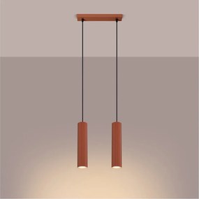 Lampadario color mattone Gleam – Sollux