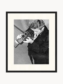 Foto incorniciata James Dean con with Camera