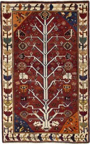 Gabbeh Tappeto 120x190 Rosso (Iran) Annodato A Mano