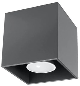 Faretto grigio scuro 10x10 cm Geo - Nice Lamps