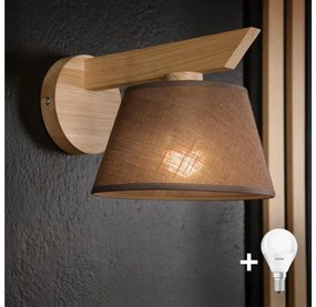 Brilagi - LED Applique ANTHONY 1xE14/40W/230V quercia/marrone