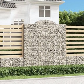 Cesto Gabbione Ad Arco 200x50x220/240 Cm Ferro Zincato /