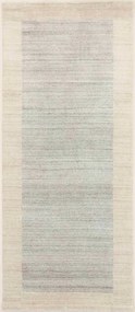 Loribaft Tappeto orientale 80x300 Nero (Indian) Realizzato A Mano