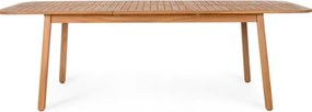 Tavolo In Legno Da Esterno Allungabile 100x180-240 Cm Danubio FSC Bizzotto