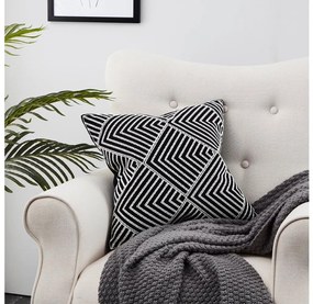 Eglo 420005 - Cuscino decorativo CHEVERY 45x45 cm nero/bianco