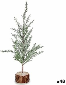 Albero di Natale Marrone Verde Legno Plastica 5,5 x 34 x 10,5 cm (48 Unità)