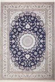 Nain Tappeto persiano 250x350 Blu (Iran) Annodato A Mano