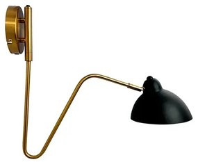 Futura Applique da Parete Black/Brass - DybergLarsen