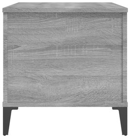 Tavolino Salotto Grigio Sonoma 90x44,5x45 cm Legno Multistrato