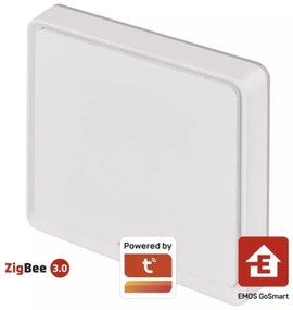 Interruttore 1 bottone GoSmart 1xCR2430 Tuya bianco