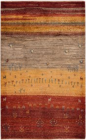 Loribaft Tappeto persiano 90x150 Rosso (Iran) Annodato A Mano