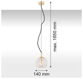 Argon 4200 - Lampadario  a sospensione OVIEDO 1xE27/15W/230V