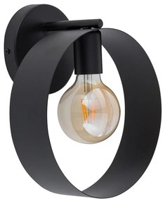 Applique HAPPY 1xE27/60W/230V nera