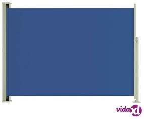 vidaXL Tenda Laterale Retrattile per Patio 220x300 cm Blu