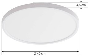 Lindby Smart plafoniera LED Denora, Tuya, RGBW, CCT, bianco