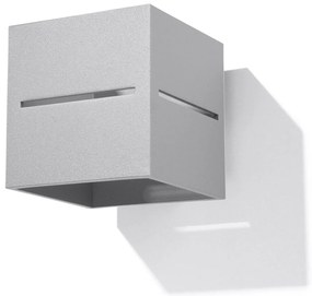 Applique da Parete in Alluminio LOBO G9 Grey Bidirezionale da interno