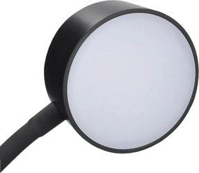 Solight WO3001-B-LED Lampada flessibile dimmerabile con clip LED/2W/5V 3000/4000/6500K nero