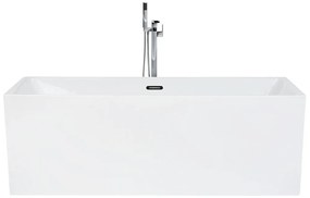 Vasca da bagno freestanding bianca 170 x 81 cm RIOS Beliani
