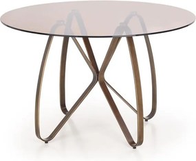 Tavolo in vetro + metallo Lungo - p 120 x h 76 cm