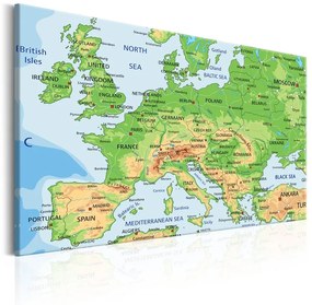 Quadro Map of Europe